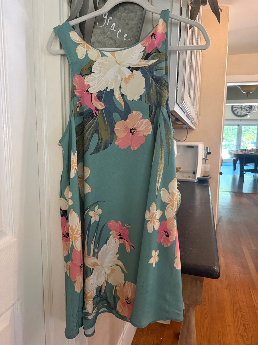 O'Neill Teal Floral Mini Dress